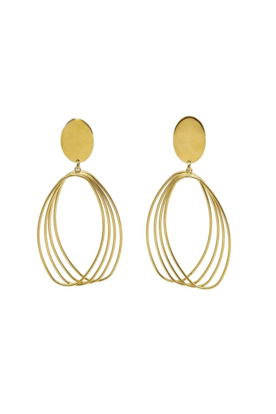 Pendientes | Pura Vida Clothes Pendientes Tassaout Dorado