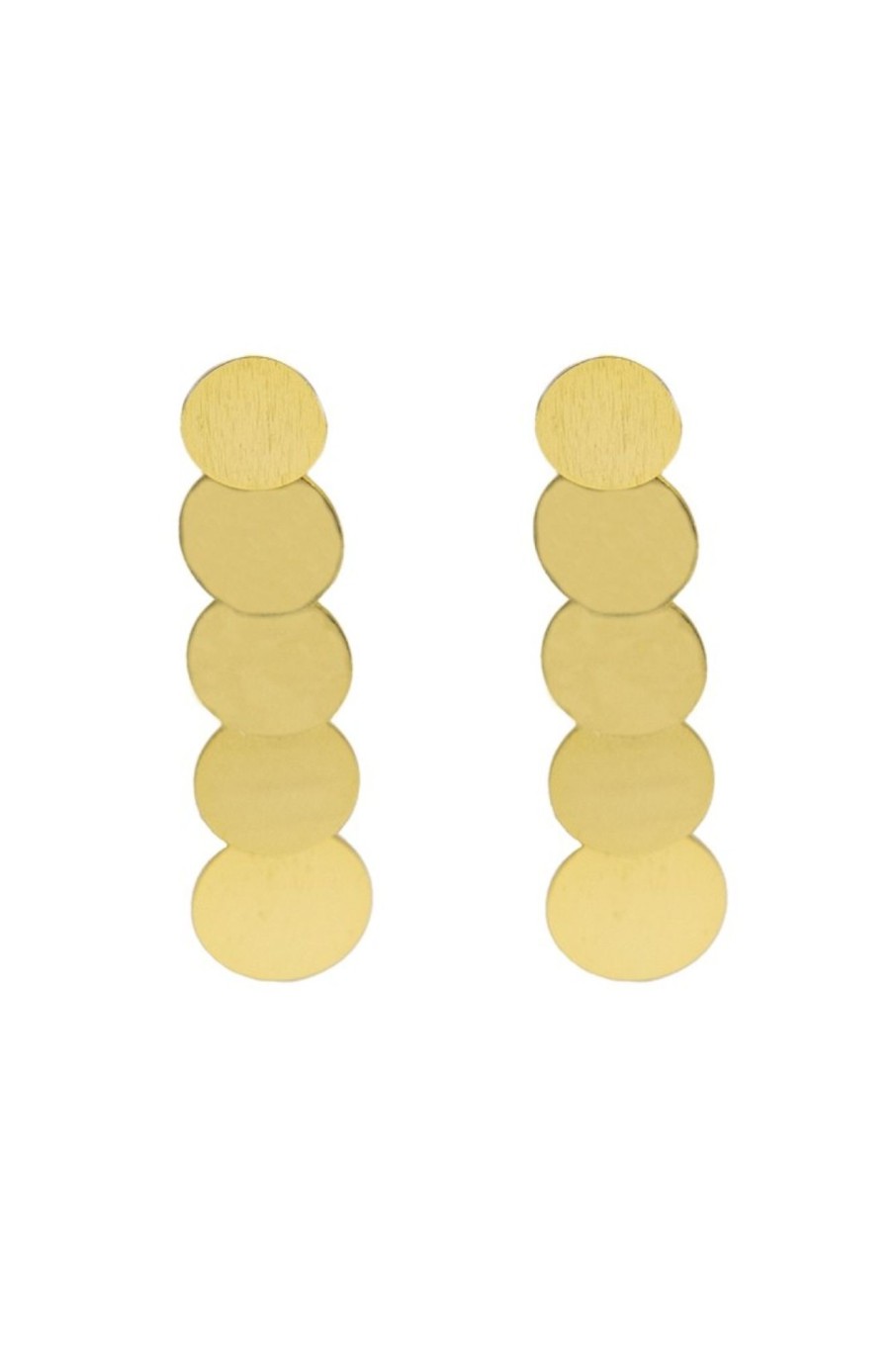 Pendientes | Pura Vida Clothes Pendientes Cetia Dorado