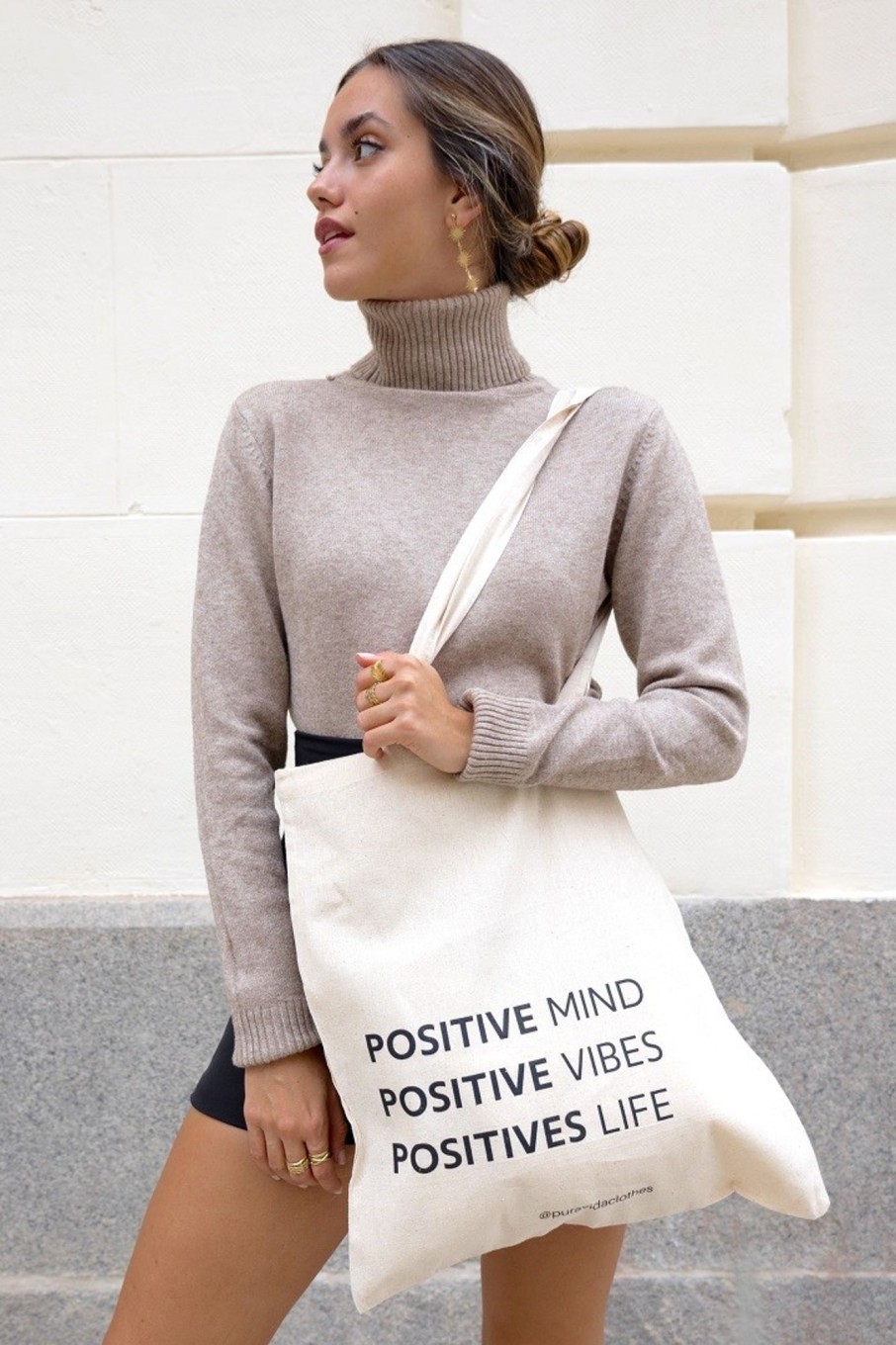 Tote Bags | Pura Vida Clothes Tote Bag Positive