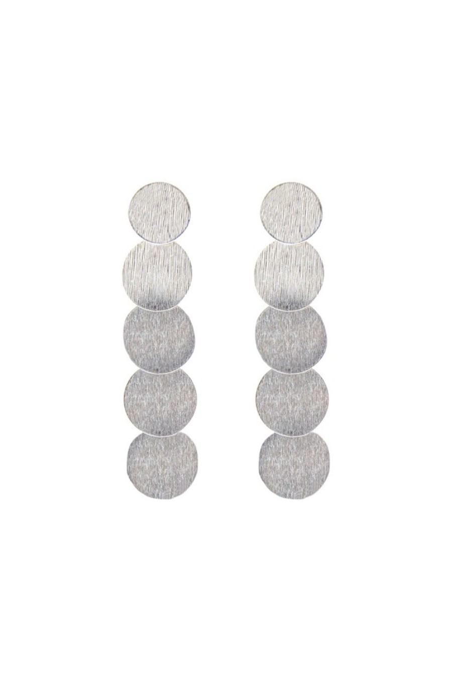 Pendientes | Pura Vida Clothes Pendientes Cetia Plata