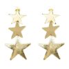 Pendientes | Pura Vida Clothes Pendientes Stars Dorado